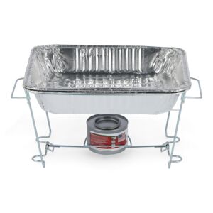 Sterno 4-Piece Small Buffet Kit Silver Sterno 4-Piece Small Buffet Kit Silver